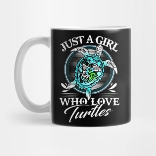 Just A Girl Who Loves Turtles Costume Gift Mug